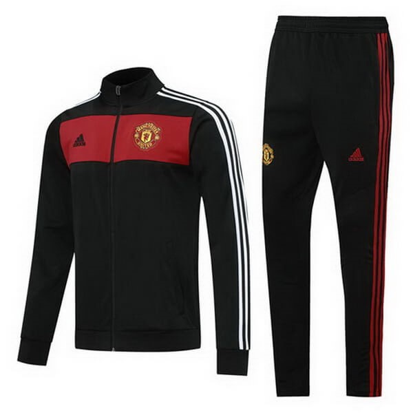 Survetement Football Manchester United 2020-21 Noir Rouge